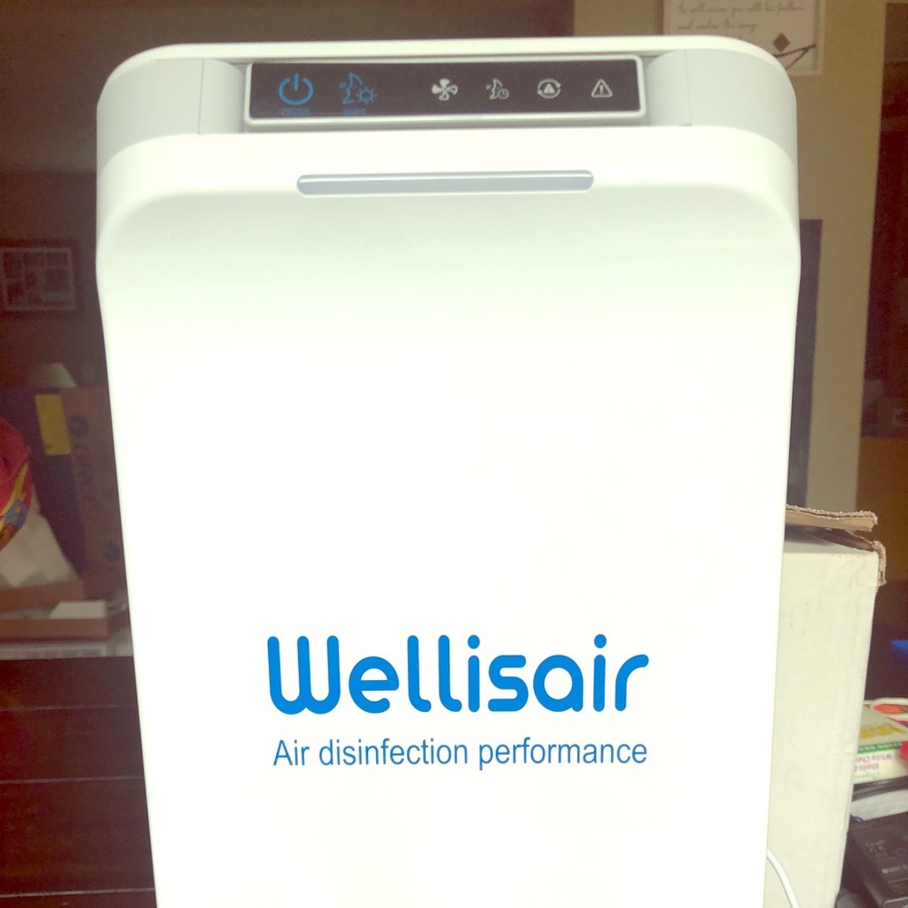 Gently used wellisair air disinfection purifier
